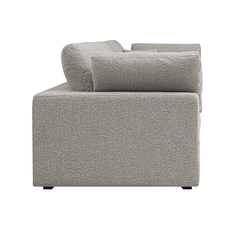 Lutyens Taupe Boucle Modular Sofa, 3-Piece - Image 9