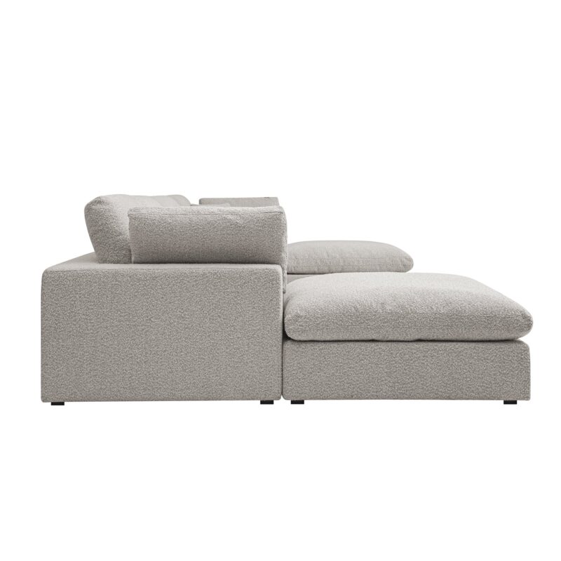 Lutyens Taupe Boucle Modular Sofa, 6-Piece U-Shape Set - Image 6