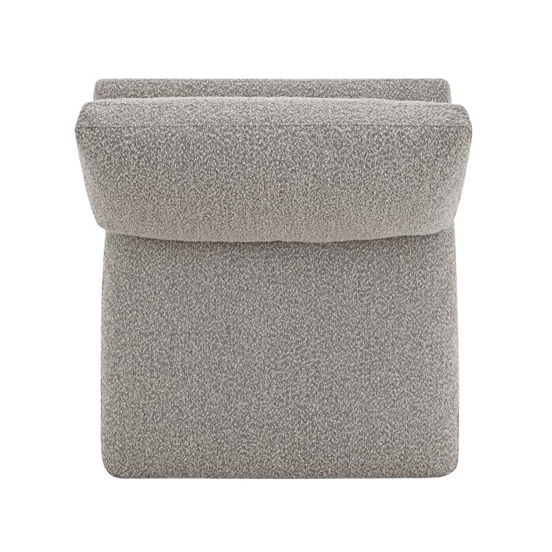 Lutyens Taupe Boucle Modular Sofa, Armless Seat - Image 7