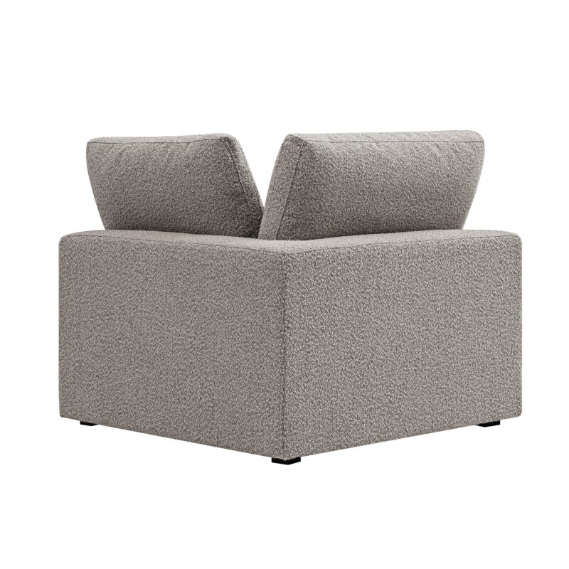 Lutyens Taupe Boucle Modular Sofa, Corner Unit - Image 4