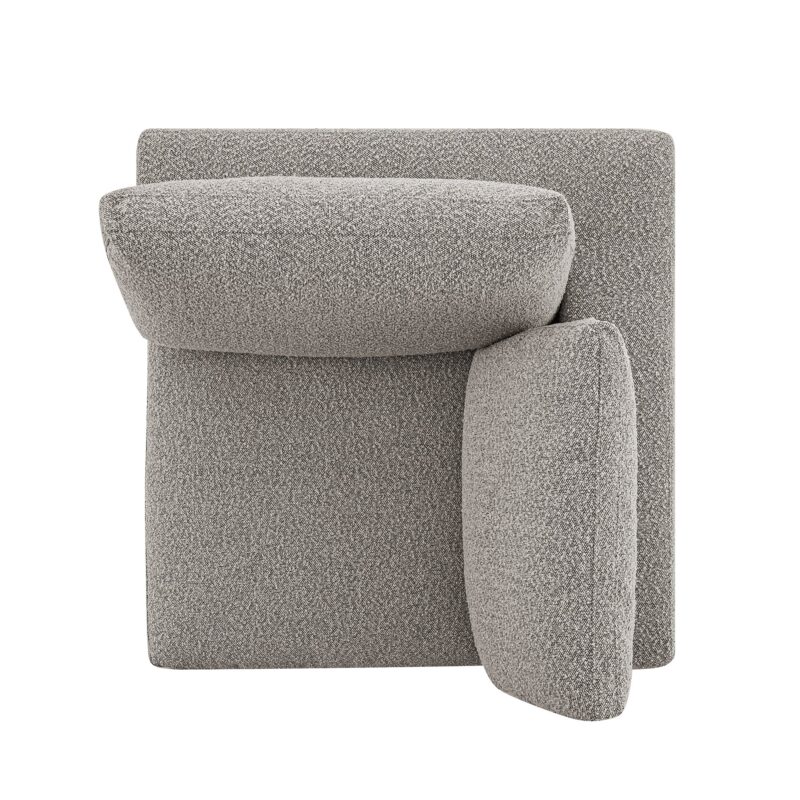 Lutyens Taupe Boucle Modular Sofa, Corner Unit - Image 5