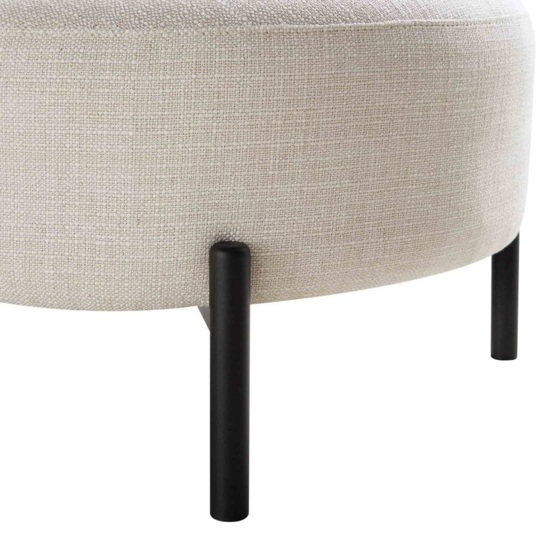 Amboise Armchair with Ball Cushion, Beige Linen Blend - Image 16